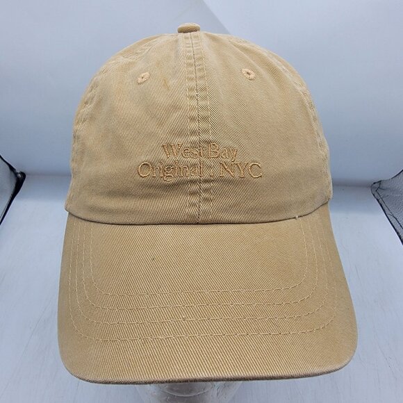 Cotton On Adults Tan Baseball Hat Cap West Bay Original NYC Casual Outdoors - Picture 1 of 9